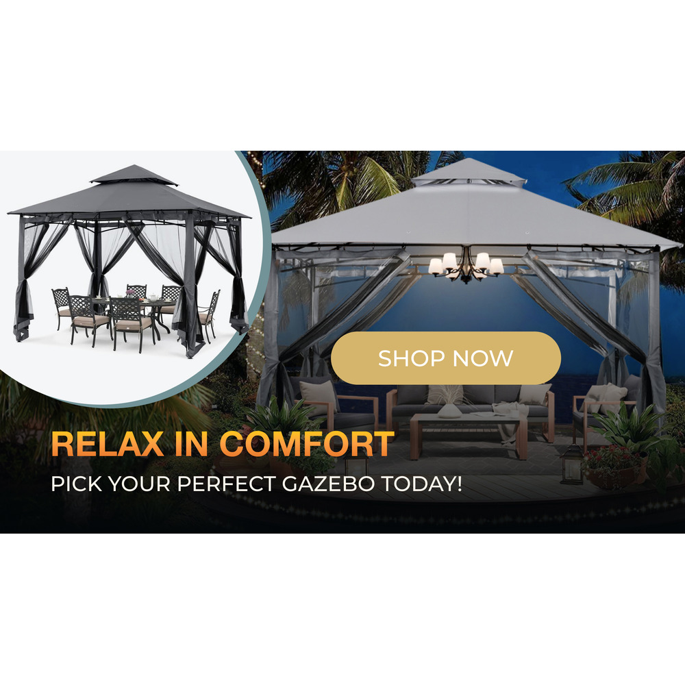 Gazebos and accessories