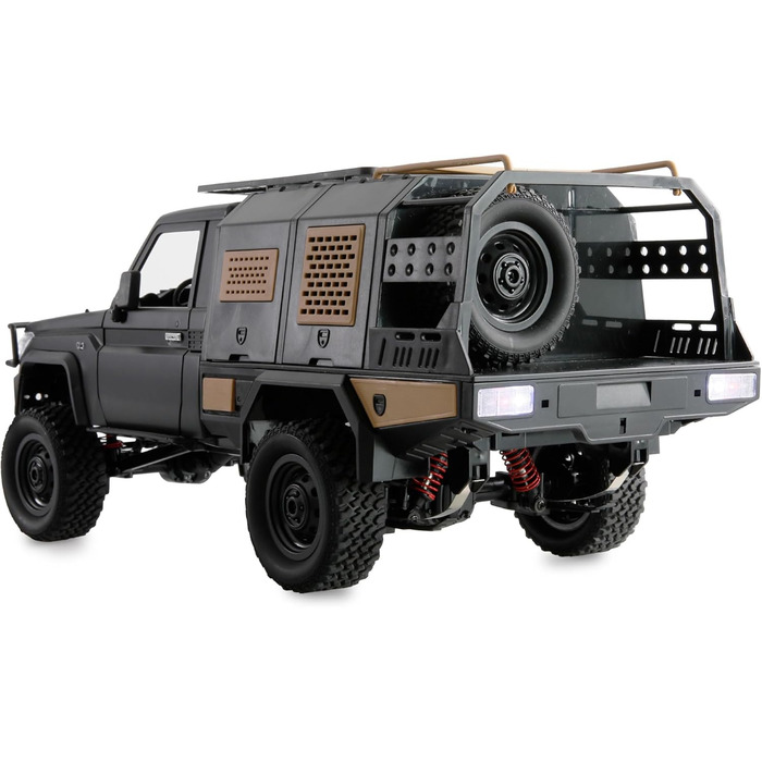 Радіокерований позашляховик Amewi Toyota Land Cruiser Crawler 4WD 1:12 RTR, чорний