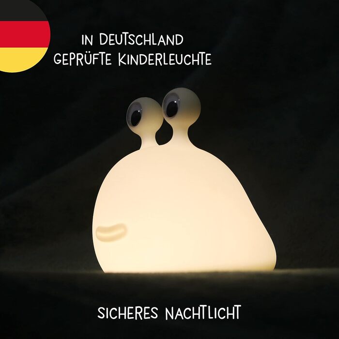 Дитячий LED нічник Momo Moon — регульований нічник для дітей та немовлят, сенсорна лампа для дитячої кімнати з USB-зарядкою