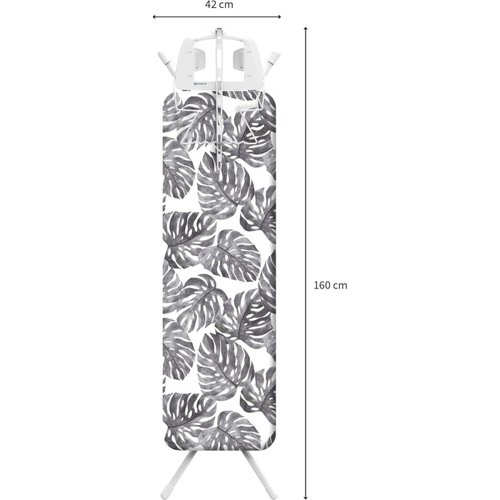 Парова прасувальна дошка Rrets Facile - спеціально для сорочок - прямокутна форма - прасувальна поверхня 38x120 см - рама, що замикається - регулювання висоти до 97 см