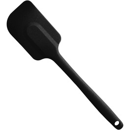 Силіконова лопатка Mastrad - термо- і холодостійка, гігієнічна, легко миється, ергономічна, чорна