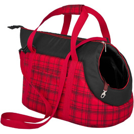 Сумка для собак Hobbydog TORCZK12, сумка для перенесення кішок в клітку, розмір 32 х 30 х 50 см, червоний
