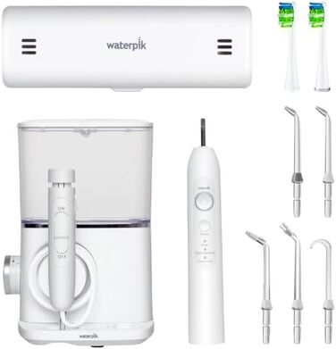 Waterpik Sensonic Complete Care: електричний ірigator та зубна щітка, CC-04, білий