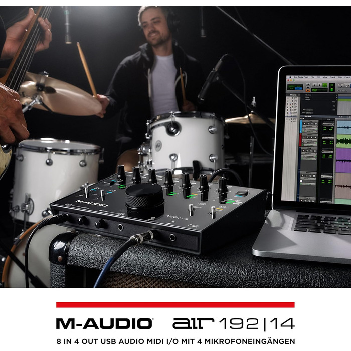 M-Audio Air 192|6: USB аудіоінтерфейс для запису в студійній якості з 2 XLR/Line входами + ПО