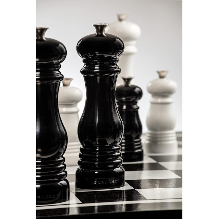 Набір для мелення перцю та солі Le Creuset, ABS-пластик, керамічний млин, чорний/білий, 21 см, 96002100169100 Set Shell Pink