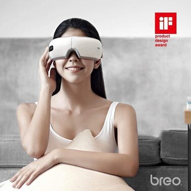 Масажер для очей Breo iSee4 з підігрівом та вібрацією. Знімає втому очей, покращує сон, усуває сухість. Преміум якість.