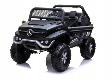 Дитяче електромобіле Mercedes Unimog, чорний, LEAN CARS
