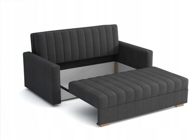 Диван-ліжко Zanzibar I 3-місний м'ятного кольору 153 см з ящиком для білизни та функцією сну | Диван з функцією ліжка