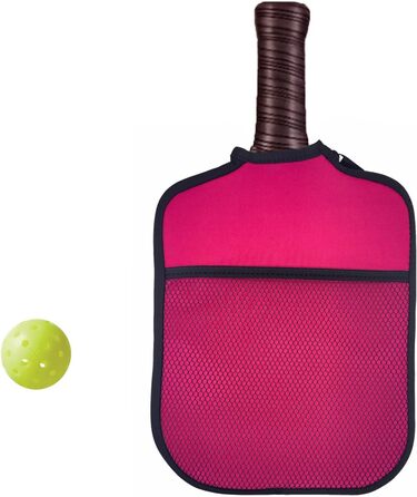 Неопреновий чохол для ракетки YTYKINOY Pickleball, чохол для ракетки Pickleball (яскраво-рожевий)