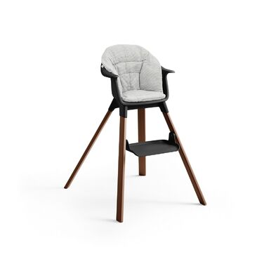 Дитячий стільчик Stokke Clikk, Black/Warm Brown - комплект з підносом та ременем безпеки, 6-36 місяців
