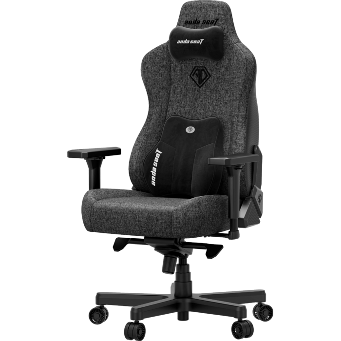 Крісло ігрове Anda Seat Kaiser 3E Dark Grey Fabric Size XL