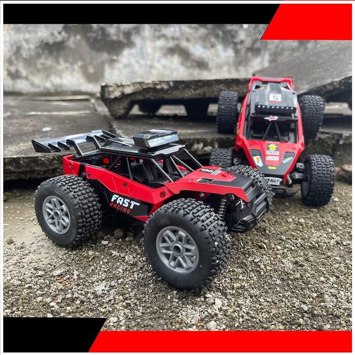 Радіокерований позашляховик Monster Truck 2.4GHz, 2 акумулятори, до 20 км/год, для хлопчиків та дівчаток від 6 років - модель 8836 (2025)