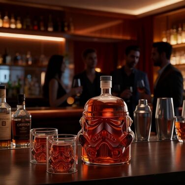 Набір віскі: декантик 750 мл, 2 келихи, для бурбону, скотчу, ірландського віскі, бренді