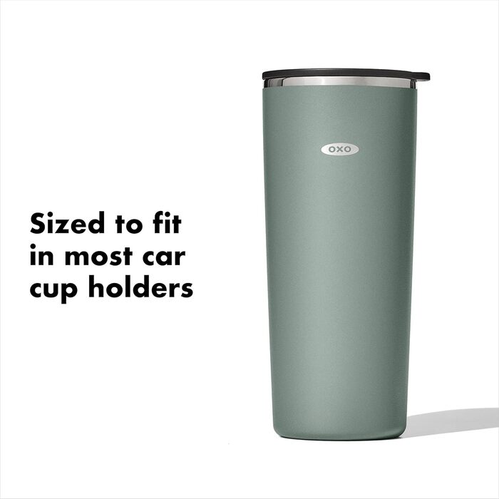 Термокружка OXO Strive з кришкою-ковзавкою, 473 мл, Jade (590 г)