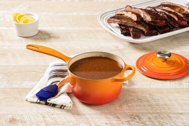 Каструля з нержавіючої сталі Le Creuset Signature, 18 см, 1.8 л, для всіх типів плит (включно з індукцією), 18 см, сірий, 21181180902430