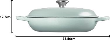 Каструля Le Creuset з емальованого чавуну, 3,5 л, колір 'Морська сіль'