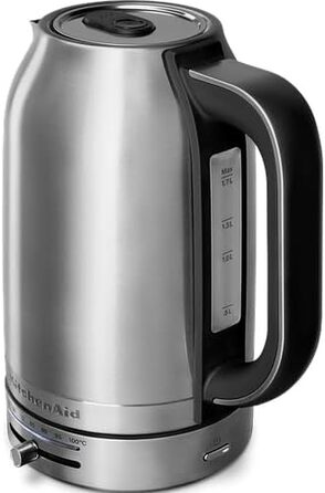 Електричний чайник KitchenAid з регулюванням температури 50-100°C, 1.7L, нержавіюча сталь, з фільтром від накипу