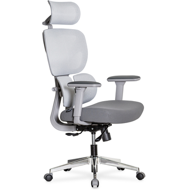 Крісло Mealux D1 Duo Air Fabric Grey (арт. HF-D1 Duo F/G)