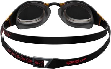 Окуляри для плавання Speedo Fastskin Hyper Elite Mirror унісекс золотисто-чорні