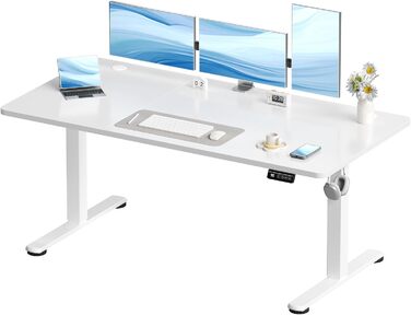 Електричний регульований стіл Devoko 120x60 см: офісний, для роботи, з пам'яттю, стоячи/сидячи