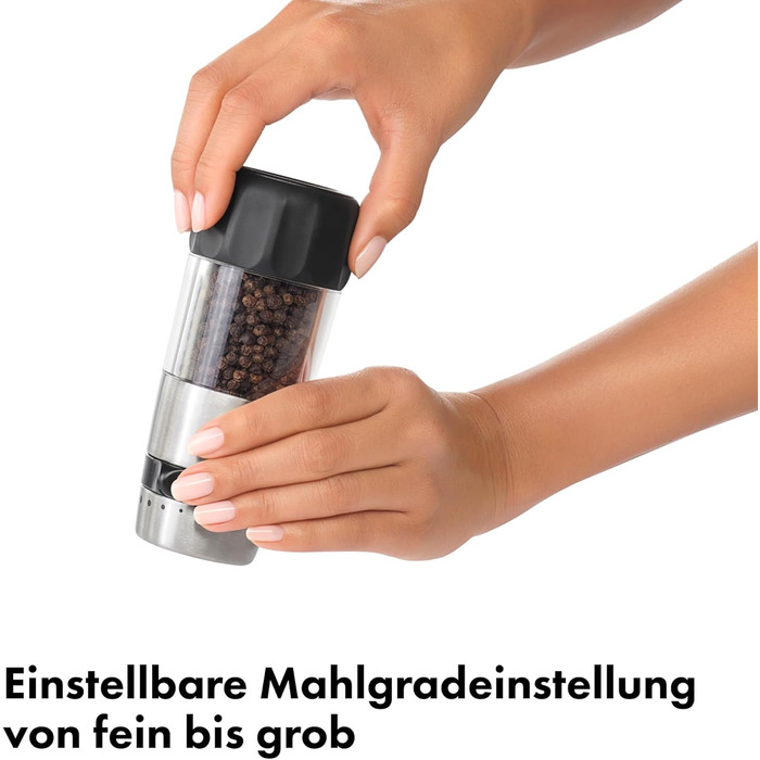 Контейнер для зберігання їжі OXO Good Grips з нержавіючої сталі, 18/8, Salt and Pepper