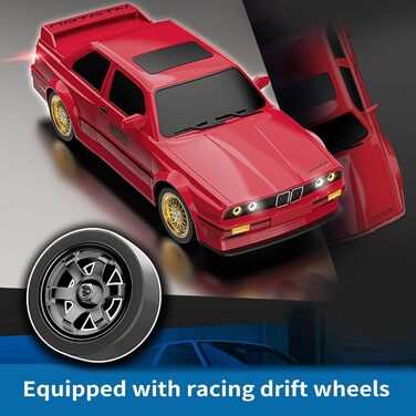 RC Дрифт-кар Drift Auto 1:16 2.4GHz, 4WD, червоний, зі світлодіодами, 3 батареї