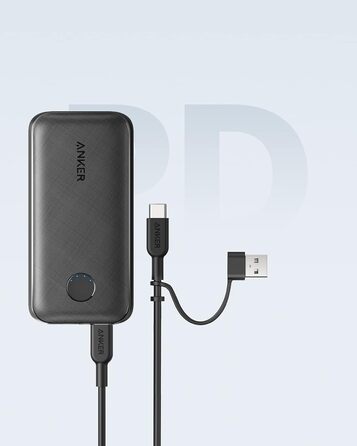 МАг USB-C Power Bank (25 Вт), сумісний з iPhone, Galaxy, Pixel, iPad, 10000 Redux, 10000