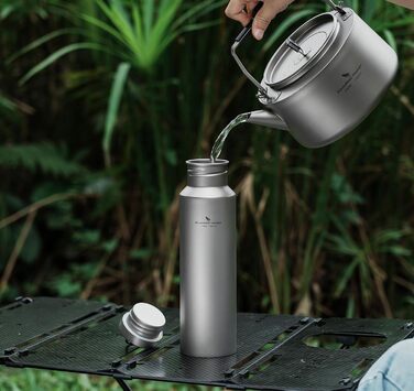 Фляга для води iBasingo Titan 750ml - Металева, для туризму, спорту та відпочинку