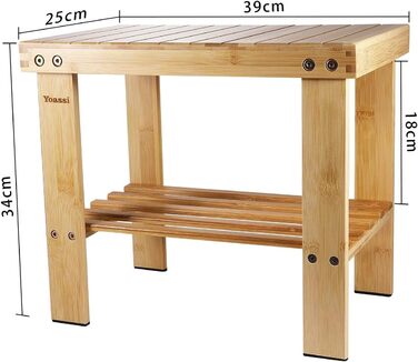 Вінтажний бамбуковий пуф-табурет - 27x23x25 см. Міцний, з неслизьким сидінням. Пуф, табурет, приліжний столик, дитячий стільчик, підставка.