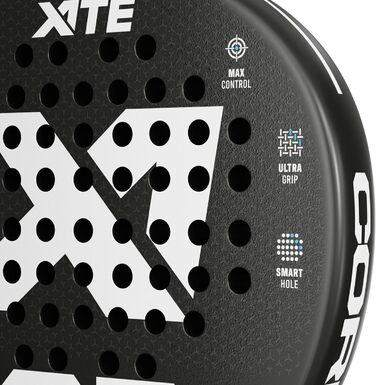 Сердечник для ракетки X1TE Padel - 360 г, скловолокно, кругла форма, для всіх рівнів (чорний)