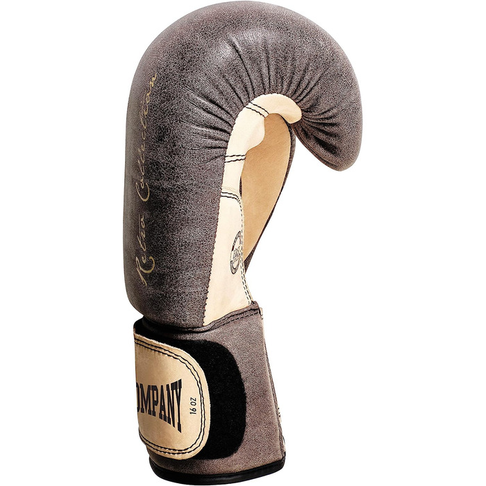 Боксерські рукавички з волової шкіри в стилі ретро для ванної кімнати з системою вентиляції I боксерські тренування, спаринги і змагання з боксу I вагові категорії 10 унцій - 16 унцій (д - 16 унцій (оз))
