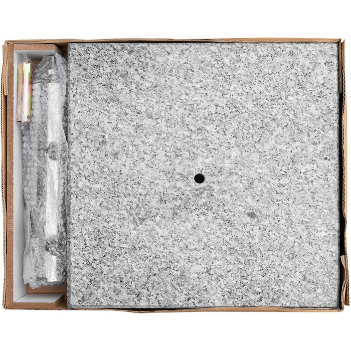 Підставка для парасольки Anndora Granit 25 кг, підставка для балкона, діаметр стієна до 48 мм (світло-сірий кут)