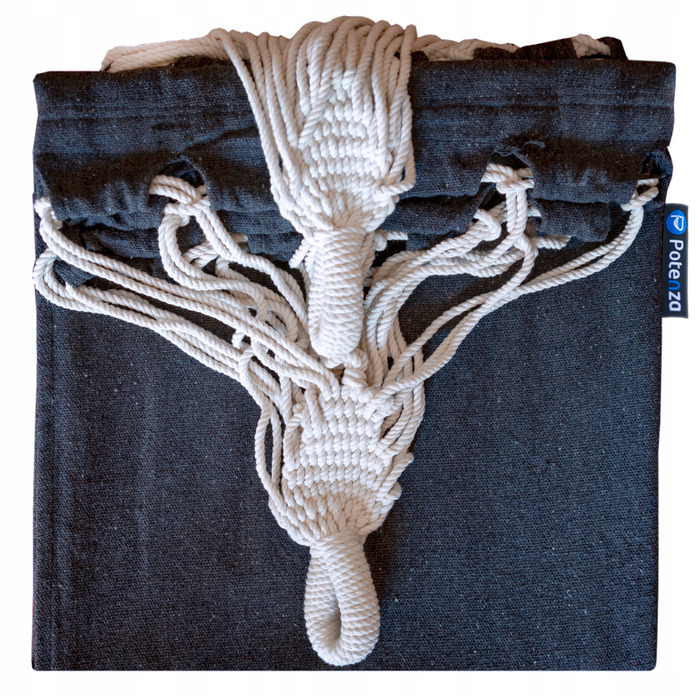 Садовий гамак POTENZA ROMA XL 220x160 см зі сталевою стійкою, витримує до 220 кг