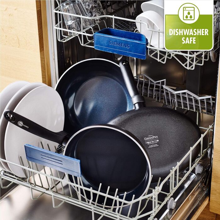 Набір для приготування здорового керамічного посуду з антипригарним покриттям 24 см і 28 см, без ПФАС, індукційний, можна мити в посудомийній машині