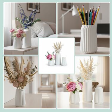 Набір ваз Relaxdays (3 шт.)