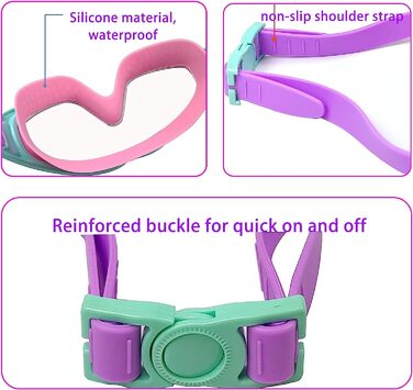 Окуляри для плавання LEZED дитячі водонепроникні протитуманні окуляри для плавання від 2 до 16 років професійні м'які силіконові регульовані окуляри для плавання з широкими лінзами модні дитячі окуляри для плавання