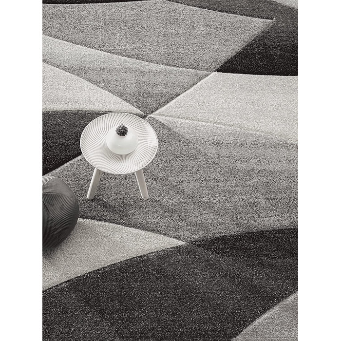 Килим для дому The Carpet 160х230 см антрацитово-сірий