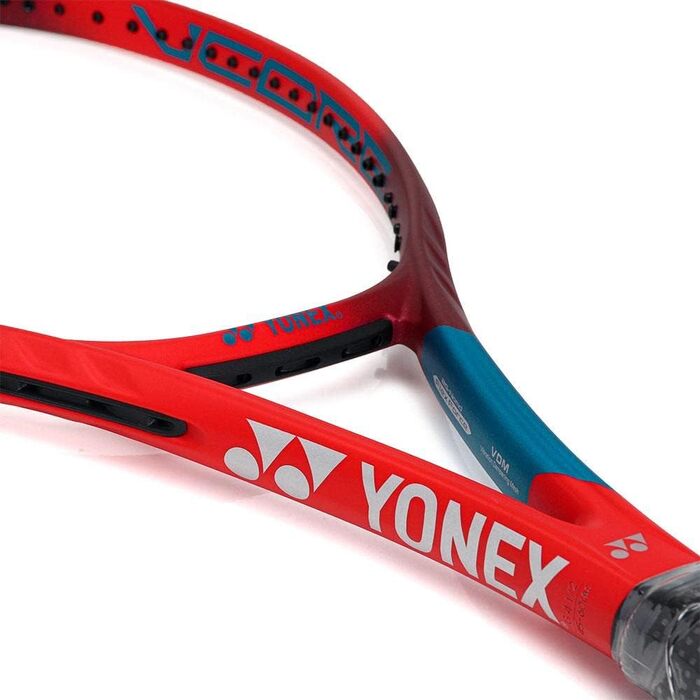 Ракетка Yonex New Vcore 98 Tango Red Unstrung 305 г Red - Синя рукоятка Розмір 2