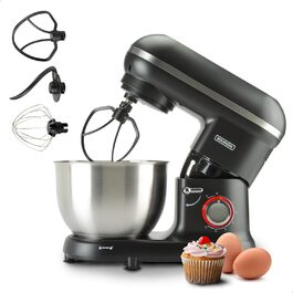 Кухонний комбайн Classic Kitchen Chef - міксер, робот-кухар 4.5 л, 1300 Вт (чорний)