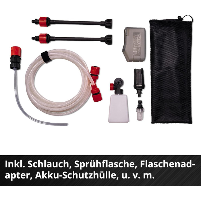 Einhell HYPRESSO 18/24-1 Акумуляторний мийний пістолет високого тиску Power X-Change (18 В, 24 бар, 240 л/год, без акумулятора та зарядного пристрою)