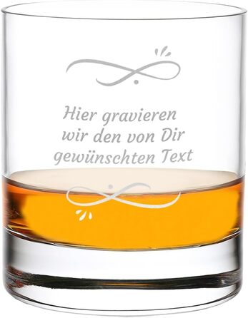 Келих для віскі з полярним ефектом 315 мл з гравіюванням тексту на ваш вибір
