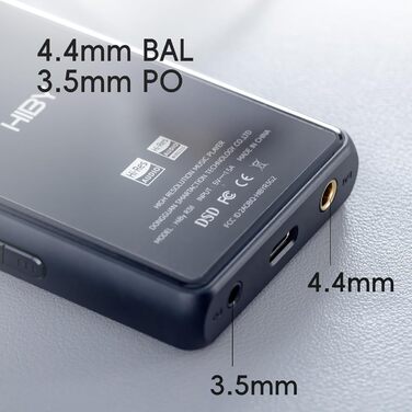 HiBy R3 II MP3-плеєр Bluetooth 5.1, MQA, DSD, PCM, підтримка Tidal/Qobuz, Hi-Res Audio, баланс 4.4 мм, розширення пам'яті до 2 ТБ, версія 2025