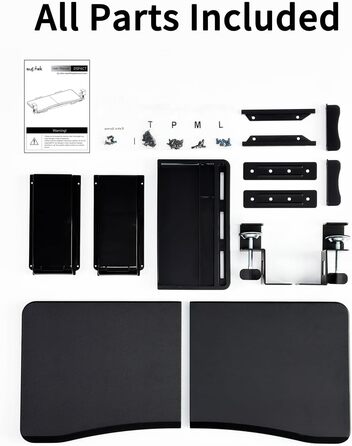 Підставка під клавіатуру Suptek під стіл з ящиком – 67,8 x 30 см, міцна кріплення C-подібне, регульована висота, легка установка, для дому та офісу, DSF6CT