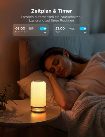 Govee LED-лампа настільна, торшер з торканням, RGBICWW, керування Alexa, 64 режими, 500 люмен, Matter, 2700-6500K, для вітальні та спальні