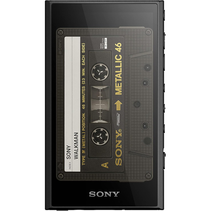 MP3-плеєр Sony Walkman NW-A306 з сенсорним екраном, 32 ГБ, до 36 годин автономної роботи, покращена якість звуку, Wi-Fi, чорний