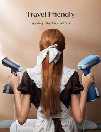 Портативний відпарювач для одягу Mioduro: швидке нагрівання, 1400 Вт, великий резервуар 300 мл