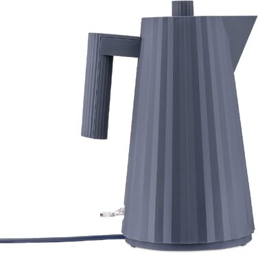 Електричний чайник Alessi Plissé MDL06/1WUK - 1.7 л, білий, 2400W, з термопластичного матеріалу, штекер UK, 100 cl