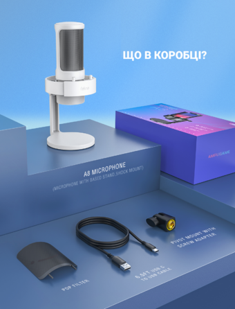 USB мікрофон Fifine A8W