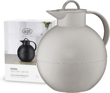 Термос Alfi Kugel 0.94л, Desert Grey Mat - дизайнерський термос з нержавіючої сталі, BPA-free