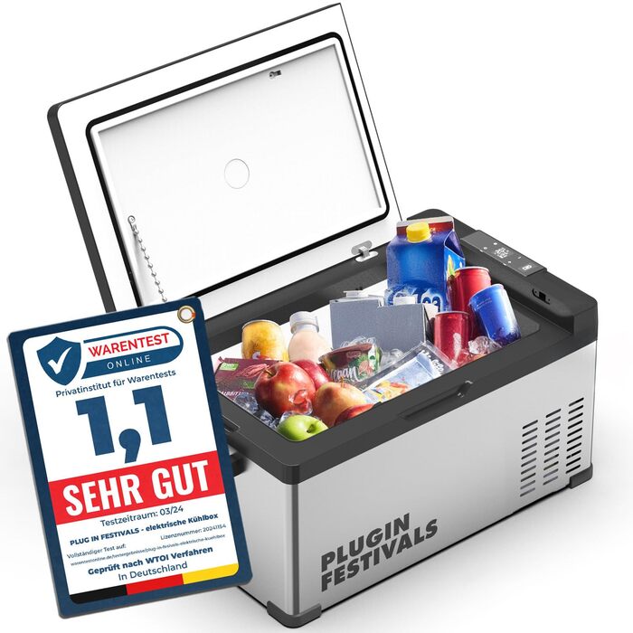 Автомобільний компресорний холодильник/морозильник 25л -20°C 12V/230V для кемпінгу та подорожей